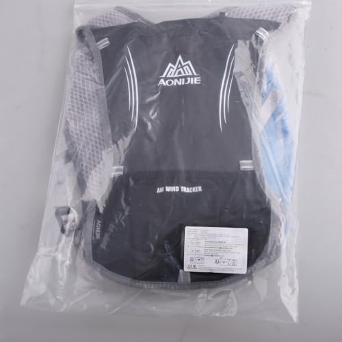 Azarxis Hydration Running Vest Backpack Pack 5L for Women and Men Jogging Trail Race Marathon Cycling Hiking (Black with 1.5L Water Bladder)