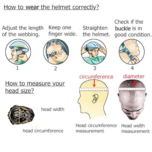 UPANBIKE Adult Bike Helmet - Adjustable One-Piece Safety Protection for Men and Women - Mountain and Road Cycling (Blue+Black)