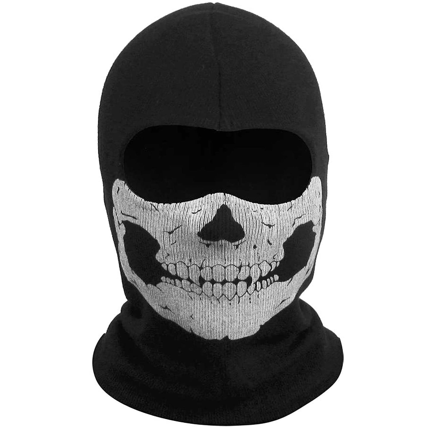 WTACTFUL 3D Ghost Face Mask Scary Skull Skeleton Scary Balaclava Face Mask Headwear Cosply Costume Halloween Party