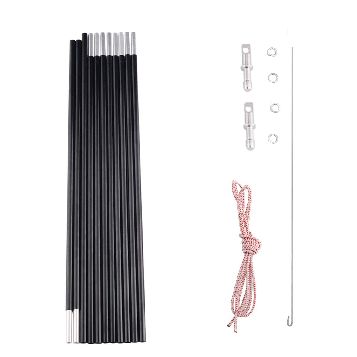 BRILLIANCE4U Tent Pole Replacement 14ft 7in/8.5mm, Lightweight Aluminum Alloy, 7001 Series, 1 Pole Pack