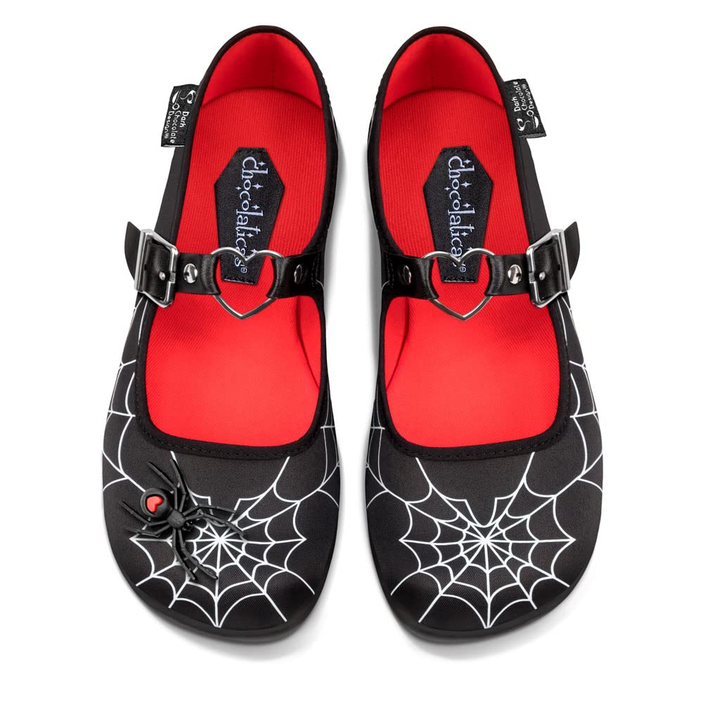 Hot Chocolate Design Chocolaticas Widow Heart Women's Mary Jane Flat Multicoloured HCD 36