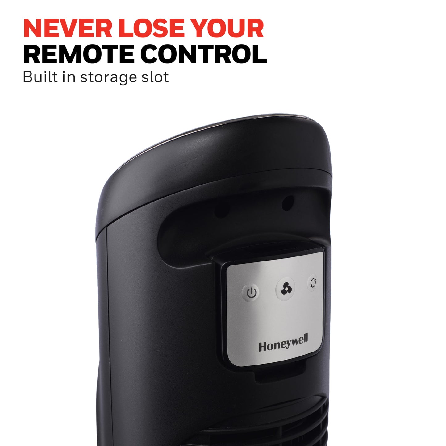 Honeywell QuietSet Whole Room Tower Fan-Black, Oscillating Tower Fan with Remote, HYF290B