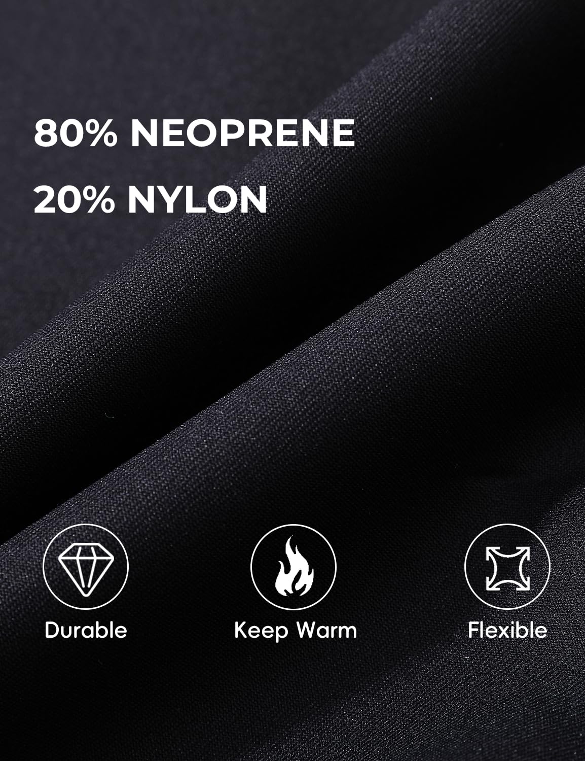 Lemorecn Mens Wetsuits Jumpsuit Neoprene 3/2mm Full Body Diving Suit (3031black-3XL)