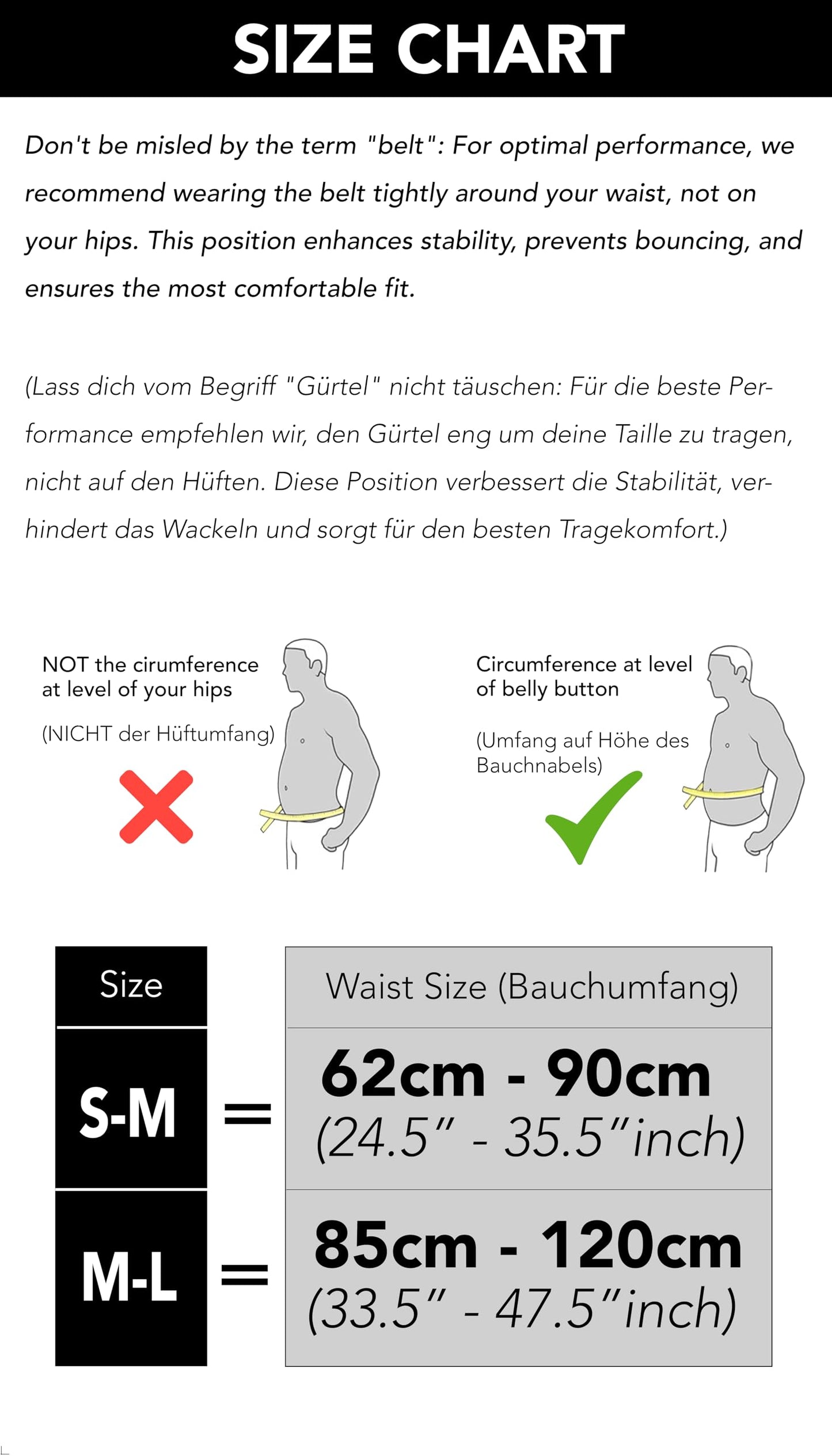 Fitgriff® Running Belt for Men & Women - Secure Jogging Pouch for Phone, Keys & Essentials - For All Cell Phones (Black, 24.5" - 35.5" Waist Size)