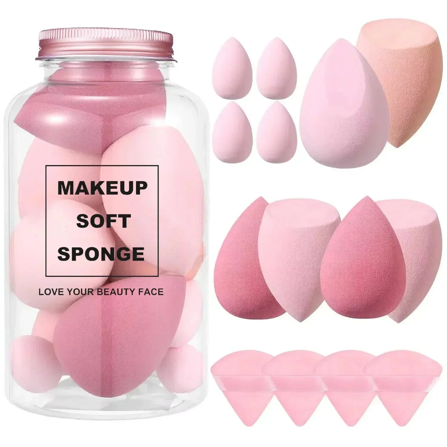 "12/14Pcs Makeup Sponge Set"