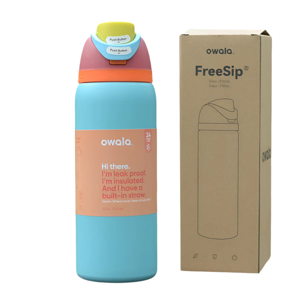 Owala Insulated Stainless Steel Free Sip Water Bottle -Smell The Ross