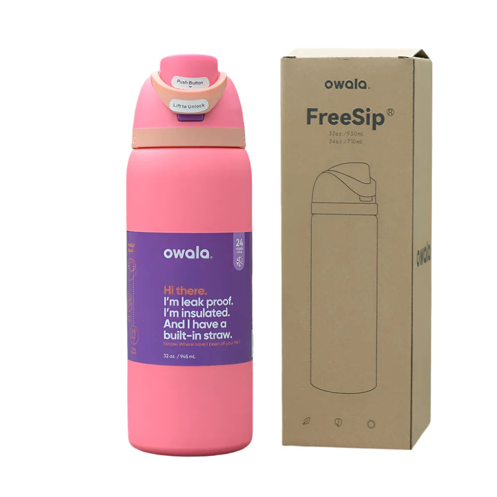 Owala Insulated Stainless Steel Free Sip Water Bottle -Smell The Ross