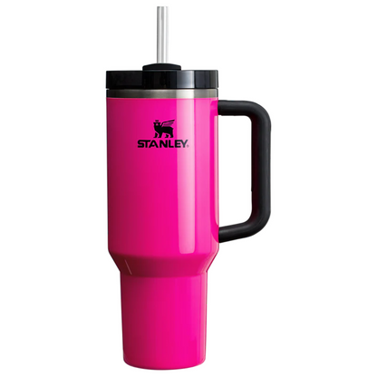 Stanley 40oz/1.1L Tumbler Cup With Handle and Straw Stainless Steel