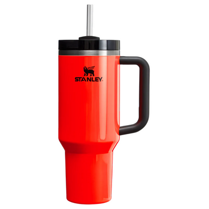 Stanley Tumbler with Handle Straw Lid Stainless Steel Vacuum Insulated Car Mug Thermal Iced Travel Cup