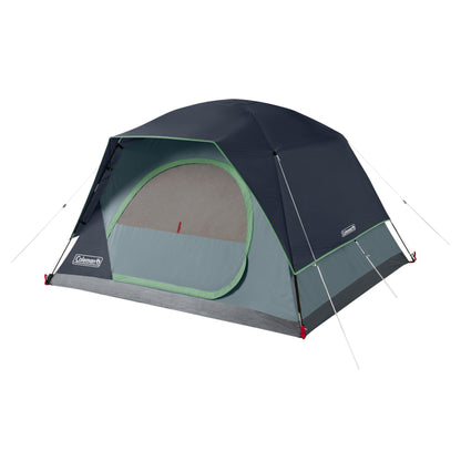 Coleman Skydome Camping Tent with 5 Minute Setup, 2/4/6/8 Person Weatherproof Tent with Rainfly & Carry Bag, 20% More Headroom Than Traditional Canopies