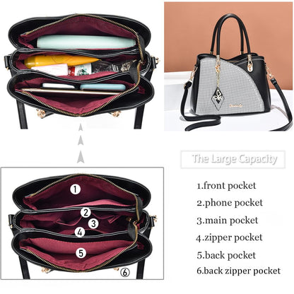 SiMYEER Purses and Handbags Top Handle Satchel Shoulder Bags Messenger Tote Bag for Ladies