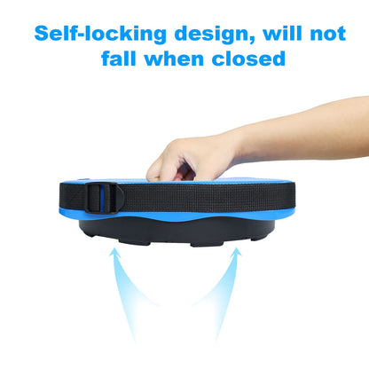 Deer's Life Square Portable Folding Stool, Upgrade Full Color Collapsible Stools for Adults Heavy Duty 485lbs Yet Small Lightweight Telescoping Retractable Camping Stool for Travel Outdoor Indoor