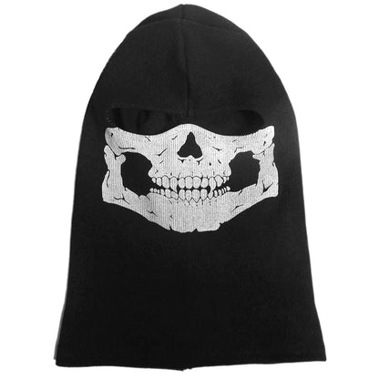 WTACTFUL 3D Ghost Face Mask Scary Skull Skeleton Scary Balaclava Face Mask Headwear Cosply Costume Halloween Party