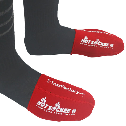 Hot Sockee - Neoprene Toe Warmers - Worn Inside Shoes or Boots - 3 Sizes - Cycling, Hiking, Winter Sports, Camping, Work & Construction Boots - XL