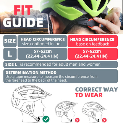 Shinmax Bike Helmet, CPSC/CPC Certificated Bicycle Helmet with Detachable Magnetic Goggles&Led Back Light&Portable Backpack Cycling Helmet Adjustable Mountain Bike Helmet for Adult Men Women SM-T69