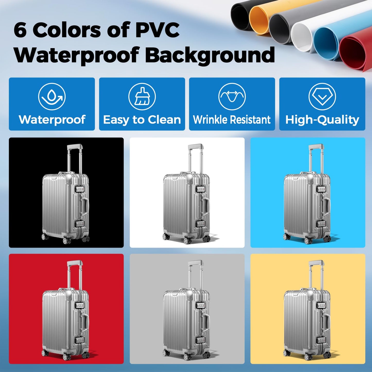 Photo Light Box, Portable 12/16/20/24/32 Photo Studio Light Box, Shooting Tent Kit with 405 Light Beads and 6 Color Backdrops. Lightbox with 3 Stepless Dimming Light Boards for Product Photography