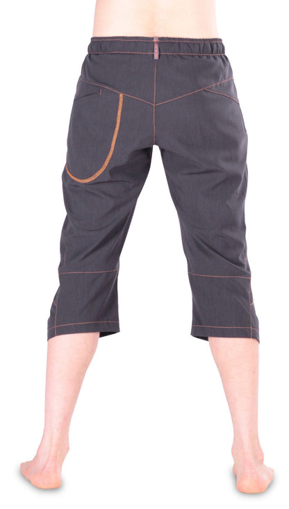 Ucraft "Xlite Rock Climbing, Bouldering and Yoga Knickers. Lightweight, Stretching, Breathable (412-L-Graphite)
