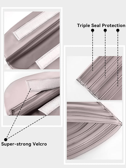 HEETA Waterproof Fanny Pack, Waterproof Pouch Dry Bag 2/3/4 Pack for Phone Passport Purse, Adjustable Waist Strap for Swimming Kayaking Boating Paddle Board Accessories Cruise Beach Camping Essentials