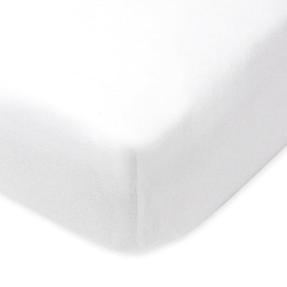 HonestBaby unisex-baby Fitted Crib Sheets Set Standard Mattress, 100% Organic Cotton Baby Boys, Girls, Neutral, 1 Pack - Rainbow Stripe, One Size