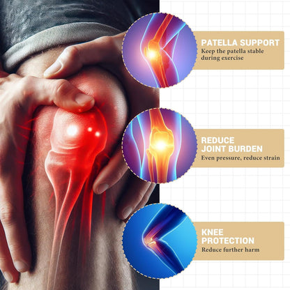 LYYHMAY Patellar Tendon Support Strap, Knee Pain Relief & Patella Stabilizer Knee Strap Brace Support for Hiking, Soccer, Basketball, Running, Jumpers Knee, Tennis, Volleyball & Squats (Dark Black)