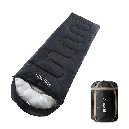 Atarashi Camping Sleeping Bag- 4 Seasons for Adults, Light, Warm, Extra-Large with Compression Sack- Great for Hiking, Backpacking & Outdoor Adventures