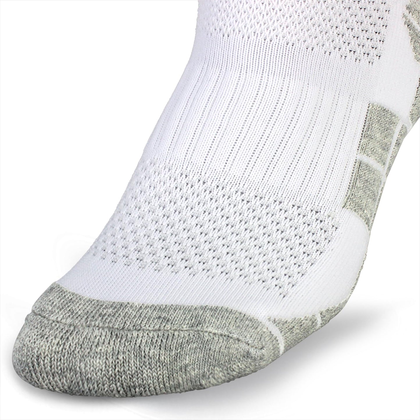 CWVLC Youth Soccer Socks 5 Pairs Boys Girls Football Sport Team Athletic Knee High Long Tube Cotton Compression Socks White Medium (5Y-7Y Youth/6-10 Women)