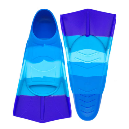 Gugmoy Kids Swim Fins,Comfortable Silicone Flippers for Swimming and Diving,Size Suitable Beginners Kids Girls Boys Adults (Medium, Colorful-G)