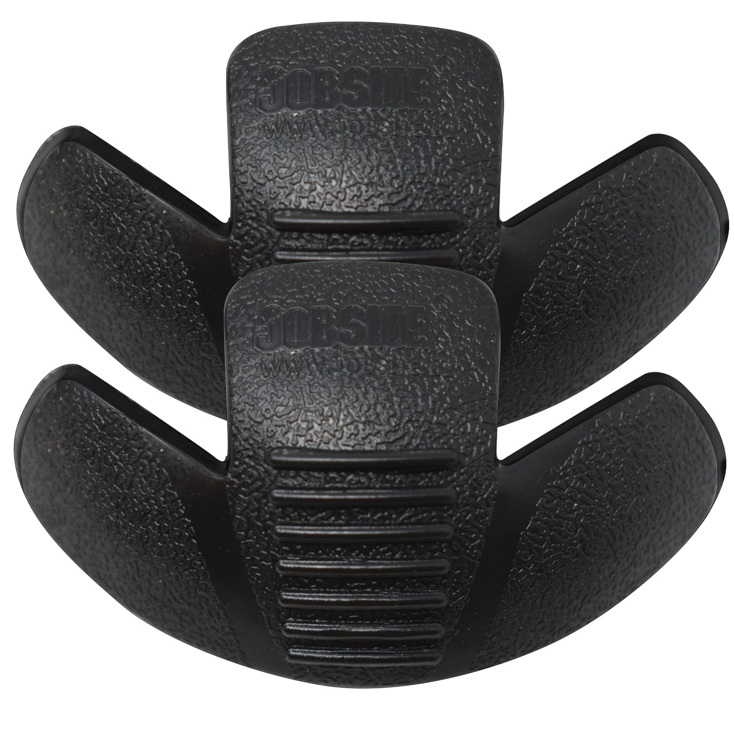 JobSite Boot Toe Guards - Shoe Toe Protector Guards Against Scratches and Hides Existing Damage - Black - 1 Pair