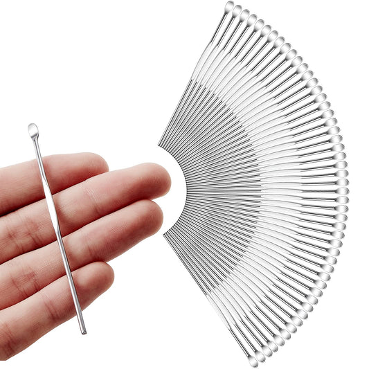 Honoson 50 Pieces Stainless Steel Wax Carving Tool Clay Sculpting Tools Spoon Carving Kit Clay Tools for Wax Modeling Sculpting and Shaping Engrave Accessories