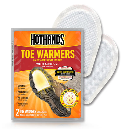 HotHands Toe Warmers - Long Lasting, Odorless, Air Activated - Up to 8 Hours of Heat - 20 Pair