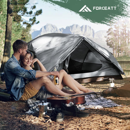 Forceatt Tent for 2 Person is Waterproof and Windproof, Camping Tent for 3 to 4 Seasons,Lightweight Aluminum Pole Backpacking Tent Can be Set Up Quickly,Great for Hiking…