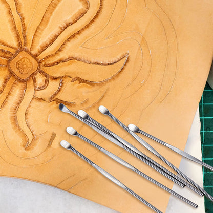 Honoson 50 Pieces Stainless Steel Wax Carving Tool Clay Sculpting Tools Spoon Carving Kit Clay Tools for Wax Modeling Sculpting and Shaping Engrave Accessories