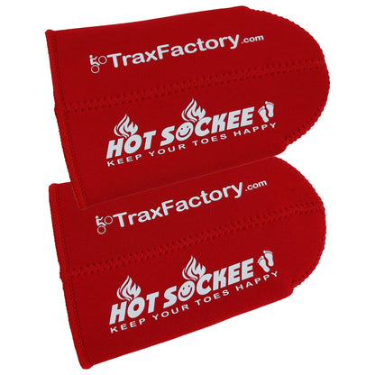 Hot Sockee - Neoprene Toe Warmers - Worn Inside Shoes or Boots - 3 Sizes - Cycling, Hiking, Winter Sports, Camping, Work & Construction Boots - XL