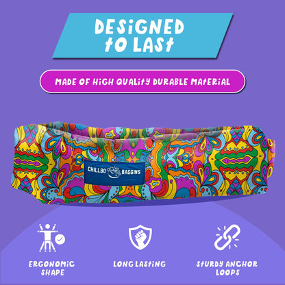 Chillbo Shwaggins Inflatable Couch – Cool Inflatable Lounger Easy Setup is Perfect for Beach Gear, Camping Fun and Festival Accessories.