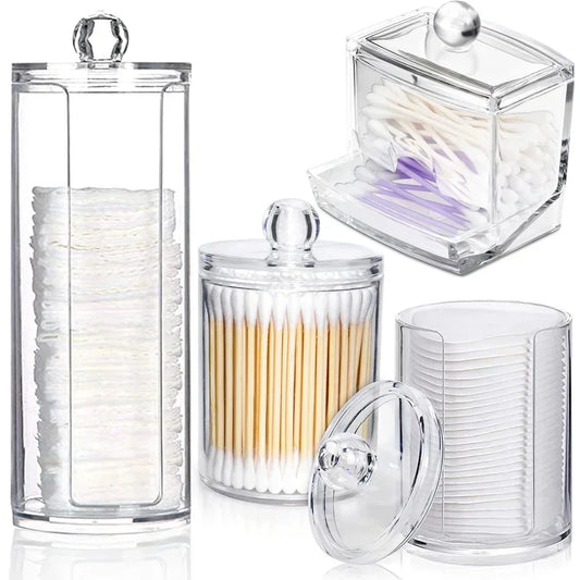 "Cotton Swab & Makeup Organizer"