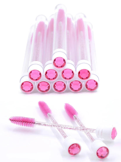"10Pcs Reusable Eyelash Brush Set"