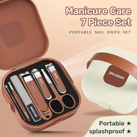 "Anti-Splash Nail Clipper Set"