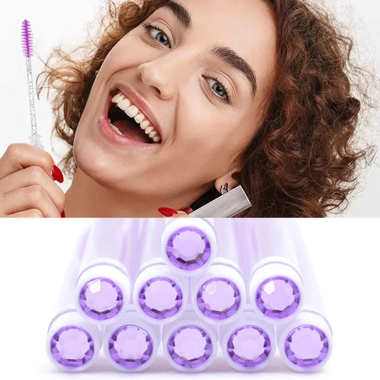 "10Pcs Reusable Eyelash Brush Set"