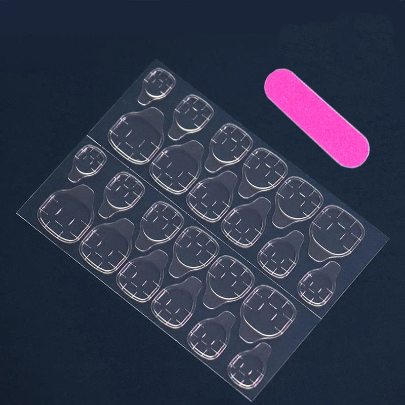 "24Pcs Cute Bow Press-On Nails"