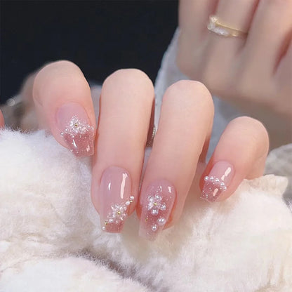 "24Pcs Cute Bow Press-On Nails"