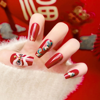 "24Pcs Cute Bow Press-On Nails"